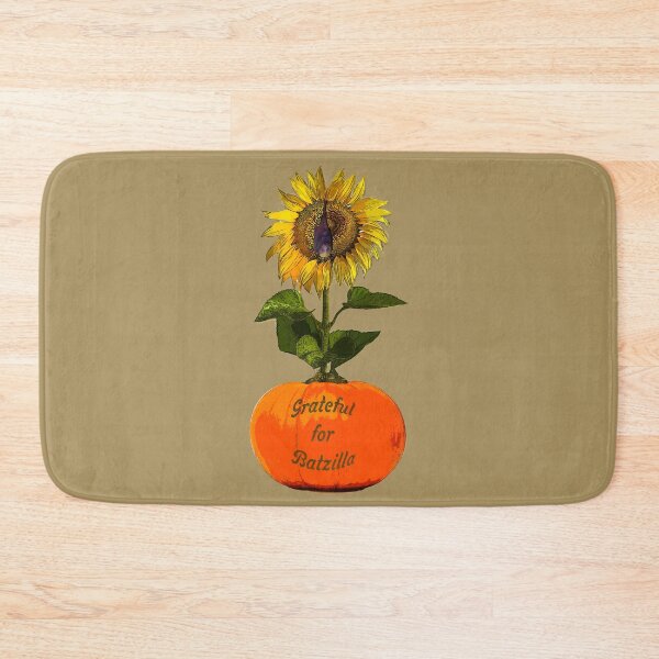 Item preview, Batzilla - Grateful for Batzilla (linen background)  designed and sold by batzilla.