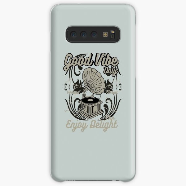 Good Vibe Only - Awesome gramophone lover Gift Samsung Galaxy Snap Case