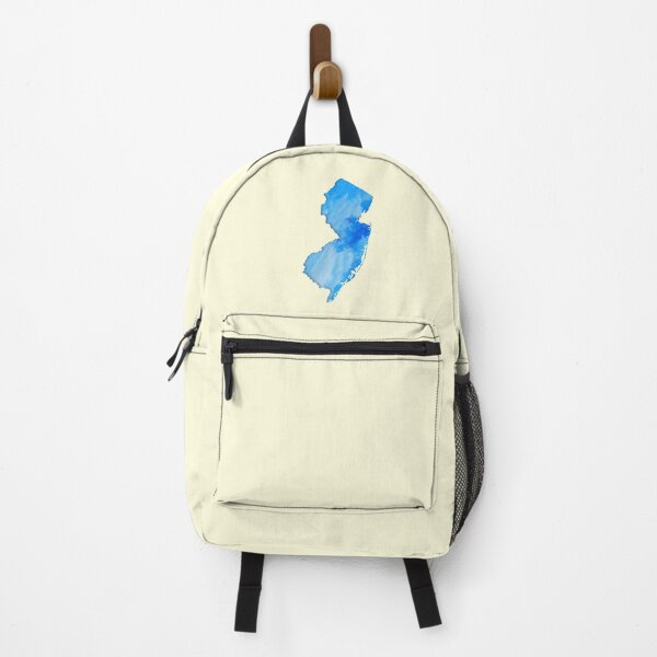 Item preview, New Jersey Map Watercolor Blue Travel designed and sold by thefrshmachine.