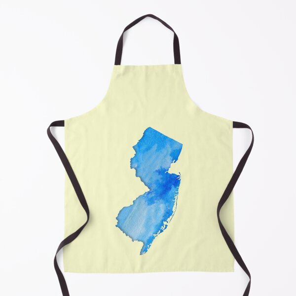 Item preview, New Jersey Map Watercolor Blue Travel designed and sold by thefrshmachine.