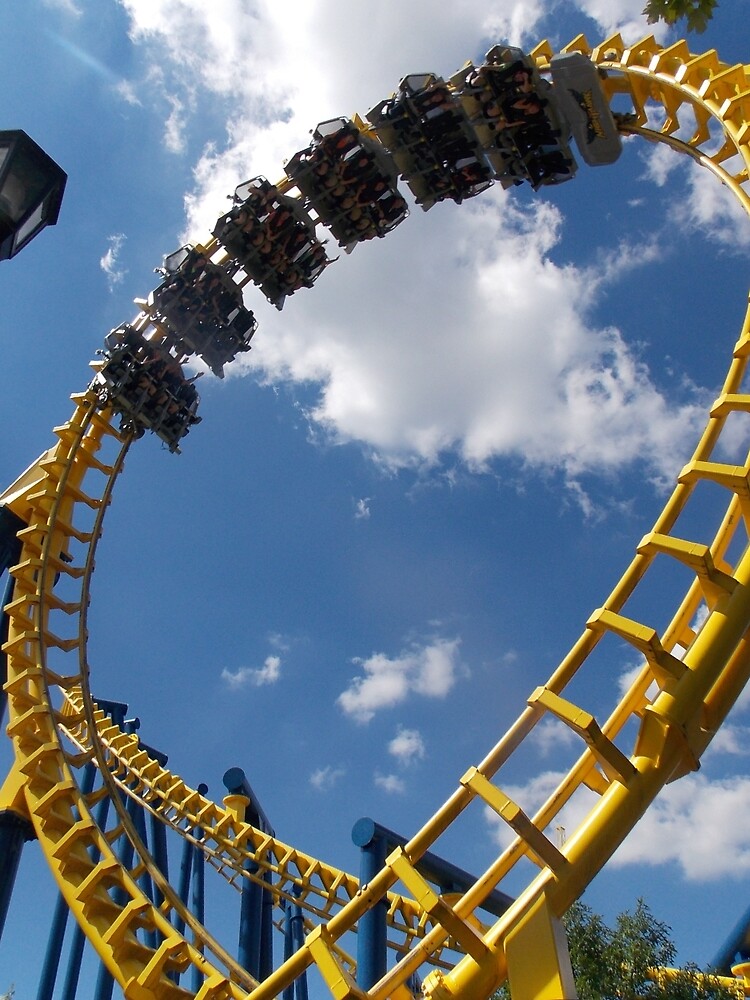 NightHawk at Carowinds Roller Coaster Mini Skirt