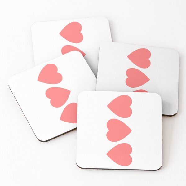 Item preview, three red hearts designed and sold by PixelCookieDsgn.