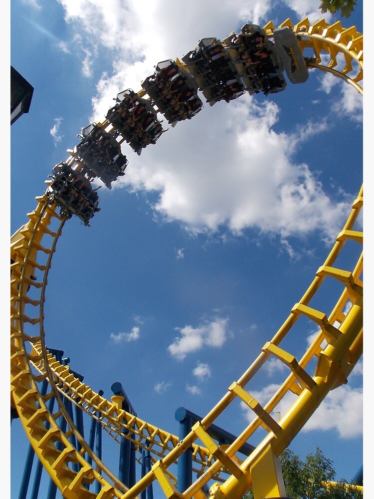 NightHawk at Carowinds Roller Coaster Spiral Notebook