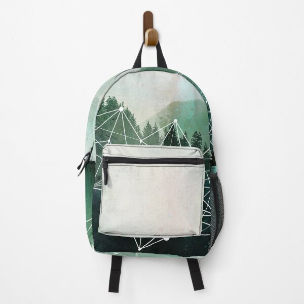 Item preview, Green Geometric Mountains designed and sold by zubop81.