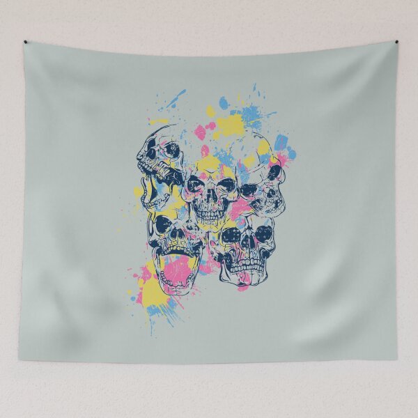 Item preview, Colorful skulls - Awesome skull lover Gift designed and sold by Teenation9.