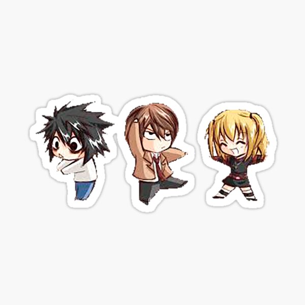 Death Note Stickers Redbubble - death note roblox decal