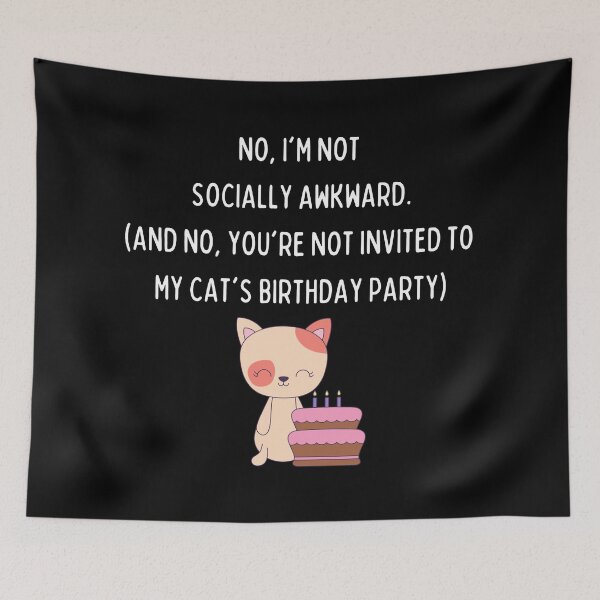 Item preview, No, I'm not socially awkward designed and sold by Printd.
