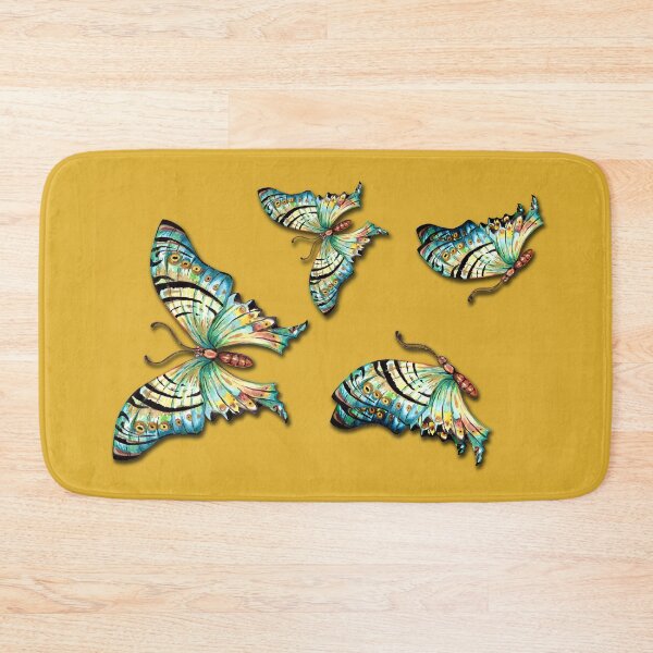 Item preview, Watercolor Butterflies in Golden Yellow Sunlight designed and sold by Sharon Schwalbe.