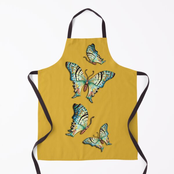Item preview, Watercolor Butterflies in Golden Yellow Sunlight designed and sold by Sharon Schwalbe.