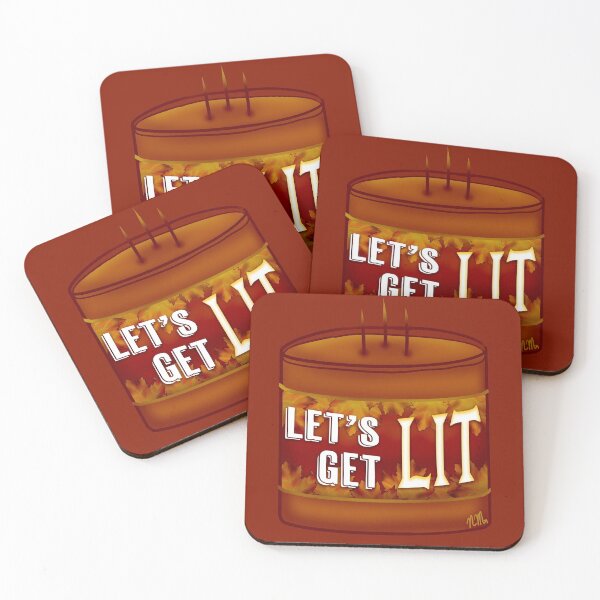 Item preview, Let's Get Lit Fall Candle designed and sold by Noelle Marasheski.
