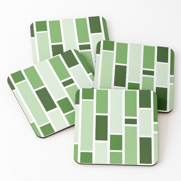 Item preview, Green Vertical Rectangles (Varied) designed and sold by shahramroj.