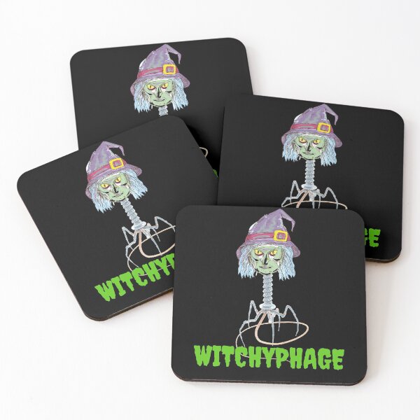 Item preview, MEDICAL LABORATORY SCIENTIST HALLOWEEN WITCHY PHAGE FUNNY BACTERIOPHAGES  designed and sold by Hippiesole.