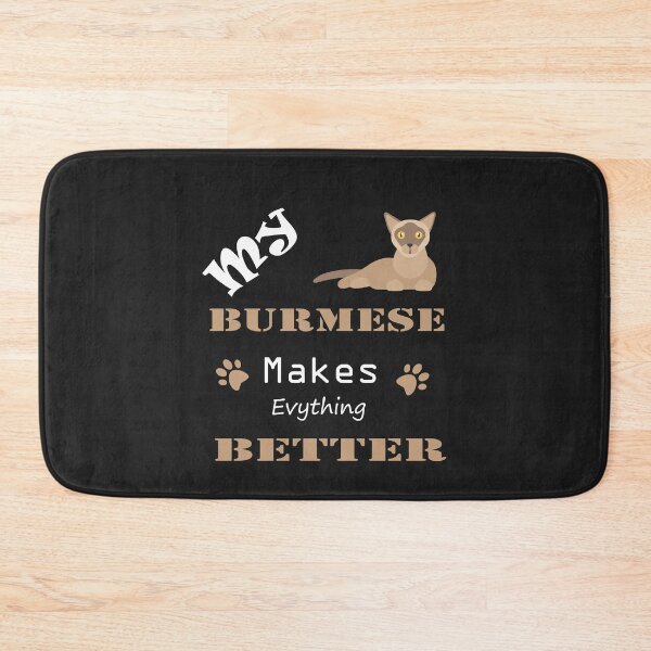 Item preview, Makes everything Better Essential T-Shirt, Burmese lover, Gift Idea, funny cats saying, cute cat top ladies shirt birthday  kitten meow. designed and sold by Geeks-Design.