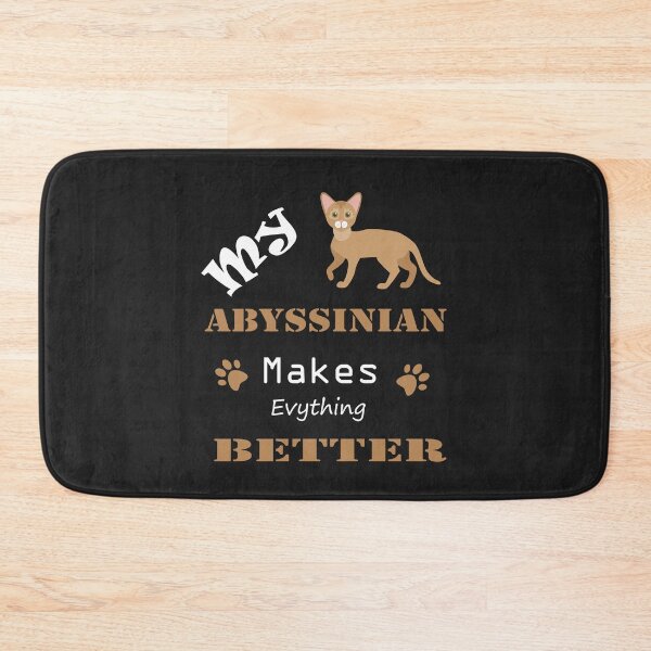 Item preview, Makes everything Better Essential T-Shirt, Abyssinian lover, Gift Idea, funny cats saying, cute cat top ladies shirt birthday  kitten meow. designed and sold by Geeks-Design.