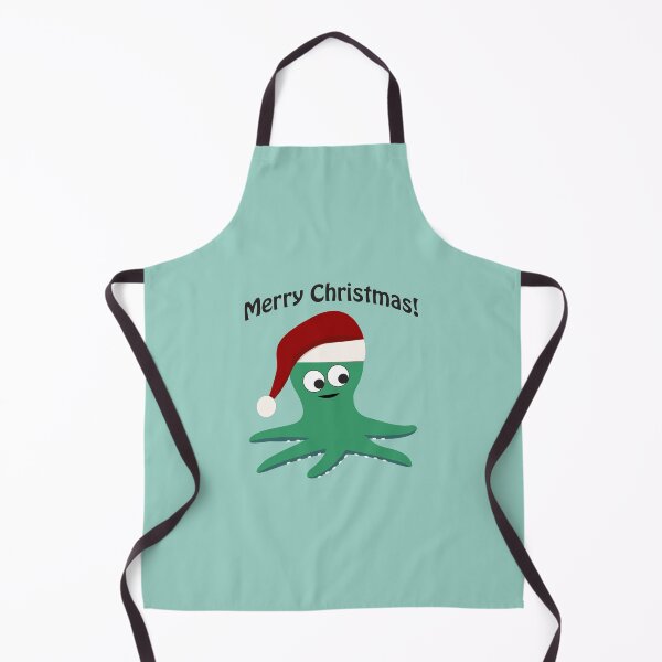 Artikelvorschau, Frohe Weihnachten Nette Sankt-Krake entworfen und verkauft von Hedgie Designs.