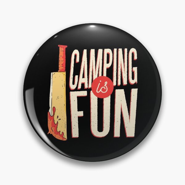 Item preview, CAmping is fun funny horror t-shirt designed and sold by CreationFirm.