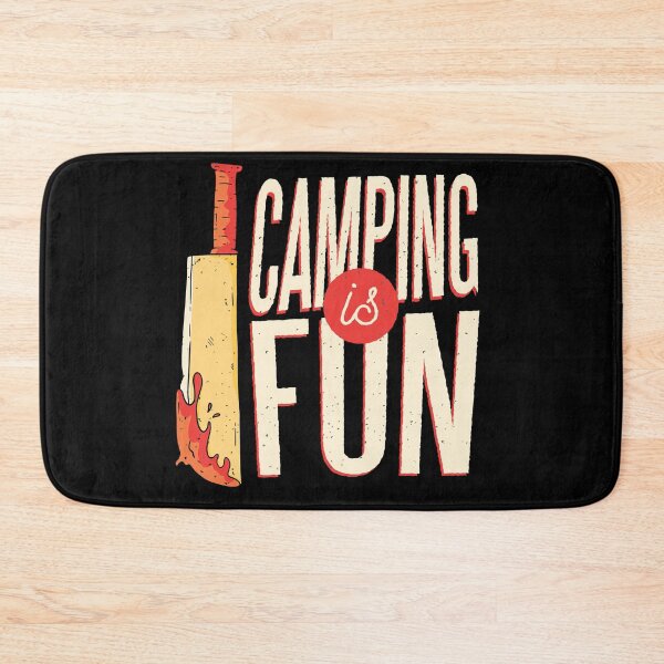 Item preview, CAmping is fun funny horror t-shirt designed and sold by CreationFirm.