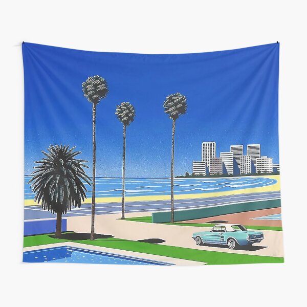 Hiroshi Nagai Vaporwave Tapestry
