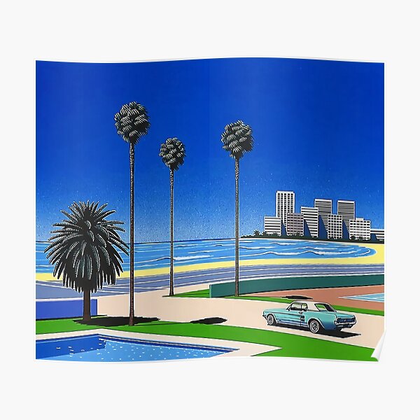 Hiroshi Nagai Vaporwave Poster