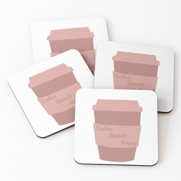 Item preview, Coffee, Speech, Repeat designed and sold by sarahcadyk.