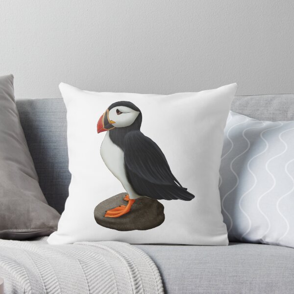 Item preview, Puffin On Rock Digital Painting designed and sold by troyanthonyart.