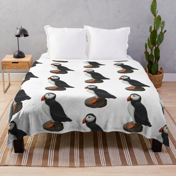 Item preview, Puffin On Rock Digital Painting designed and sold by troyanthonyart.
