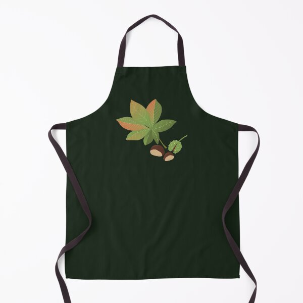 Item preview, Autumn chestnuts colorful leaves designed and sold by frangipaniarts.
