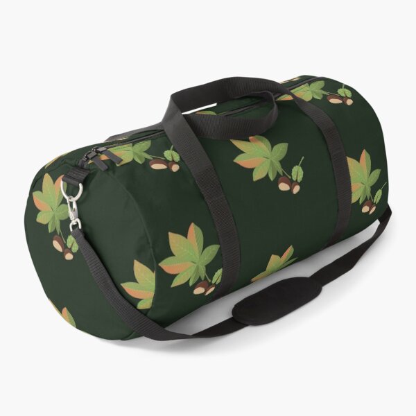 Item preview, Autumn chestnuts colorful leaves designed and sold by frangipaniarts.