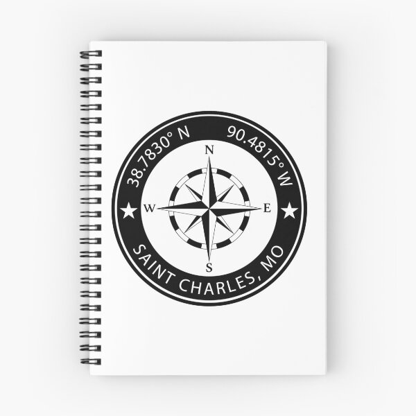 Item preview, Saint Charles, Missouri Geographical Coordinates designed and sold by TeeOhGraphics.