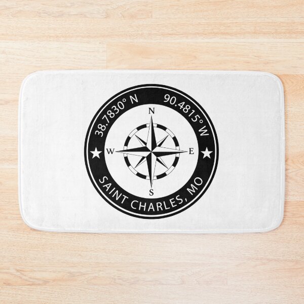 Item preview, Saint Charles, Missouri Geographical Coordinates designed and sold by TeeOhGraphics.