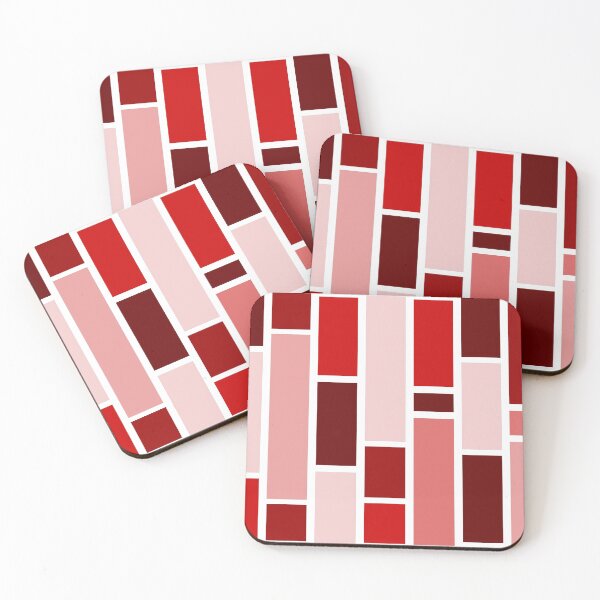 Item preview, Red Vertical Rectangles (Varied) designed and sold by shahramroj.