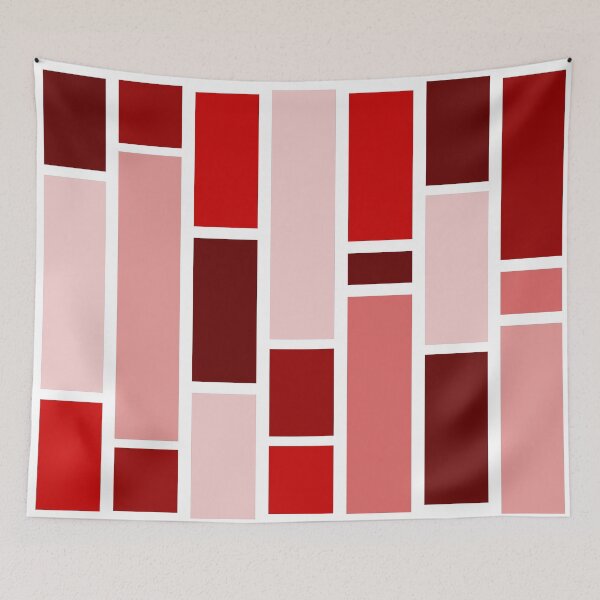 Item preview, Red Vertical Rectangles (Varied) designed and sold by shahramroj.