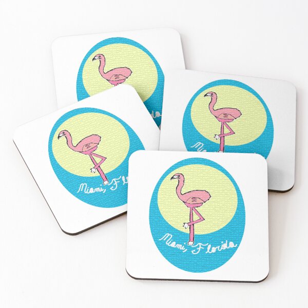 Item preview, Miami Flamingo designed and sold by CACTUSHOLLYWOOD.