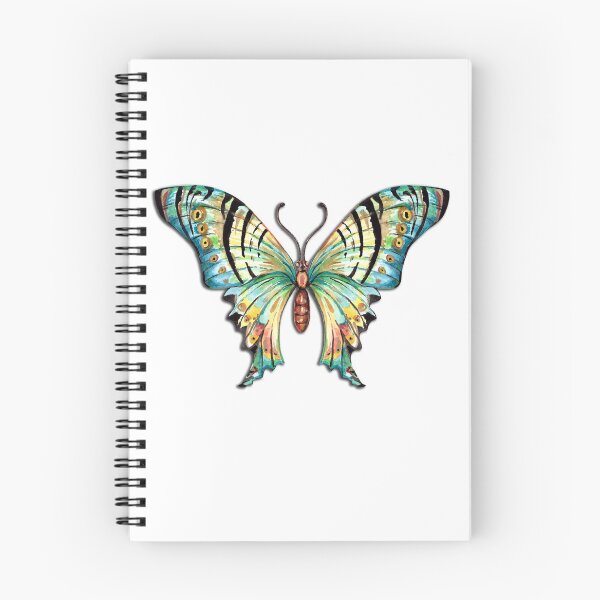 Item preview, Watercolor Butterflies White Background designed and sold by Sharon Schwalbe.