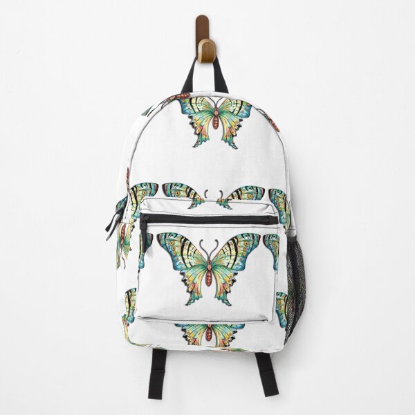 Item preview, Watercolor Butterflies White Background designed and sold by Sharon Schwalbe.