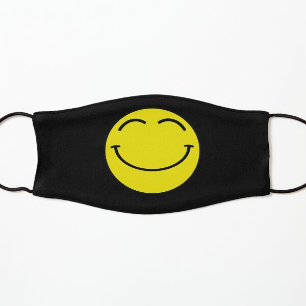 Super Happy Face Kids Masks Redbubble - joyful smile smile roblox faces