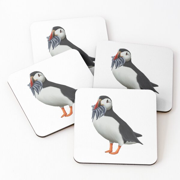 Item preview, Puffin With A Mouthful Of Fish Painting designed and sold by troyanthonyart.