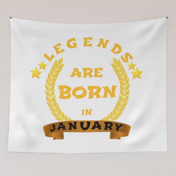Item preview, Legends are born in January designed and sold by RueChiedza.