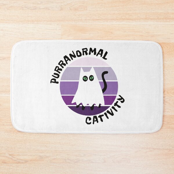 Item preview, Purranormal cativity halloween cat ghost designed and sold by ReluctantChickn.