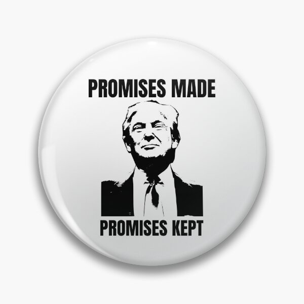 Item preview, Promises Made Promises Kept Trump 2020 T Shirt designed and sold by broiler1993.