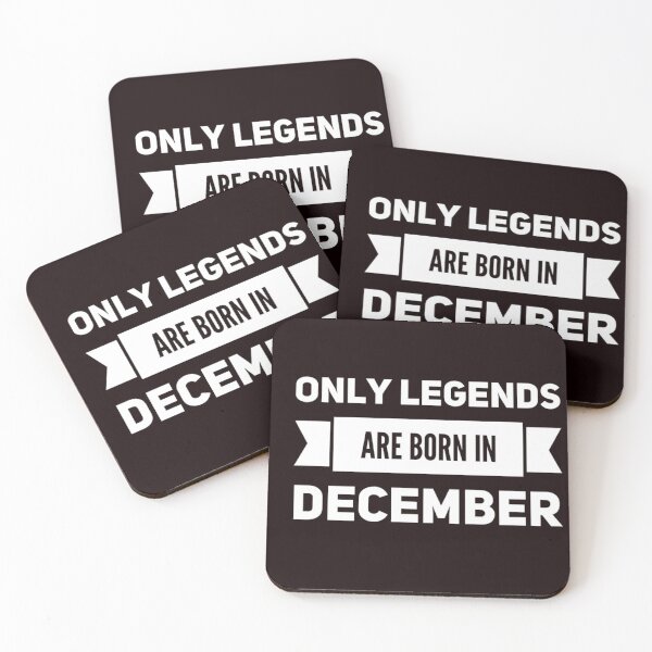 Item preview, Only Legends Are Born In December designed and sold by Mamibo.