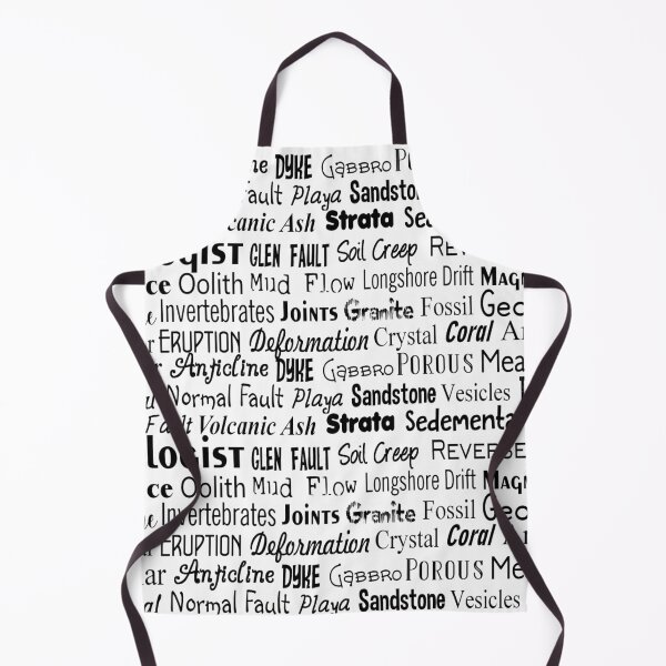 Item preview, Geologist Terminology B&W designed and sold by gailg1957.