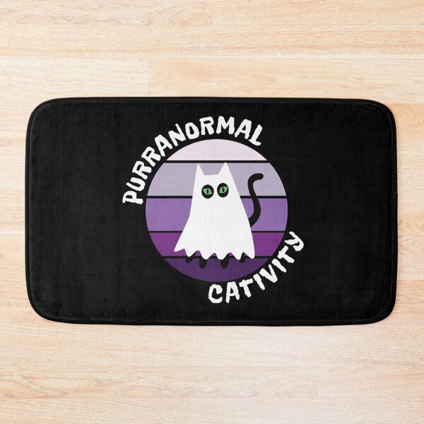 Item preview, Purranormal cativity halloween cat ghost designed and sold by ReluctantChickn.