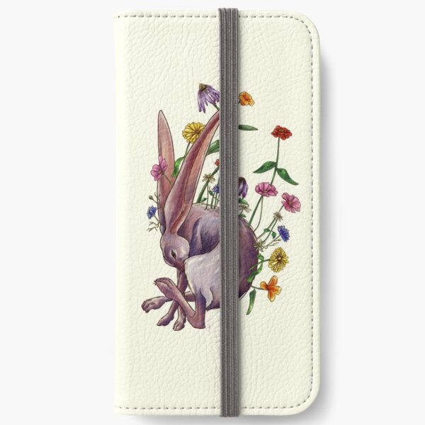 Wildflower Rabbit iPhone Wallet