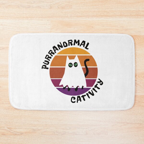 Item preview, Purranormal cativity halloween cat ghost designed and sold by ReluctantChickn.