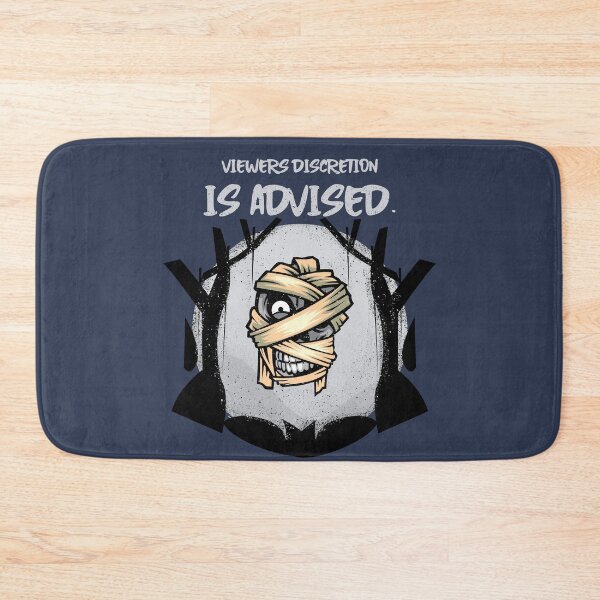 Item preview, Viewers Discretion Is Advised: Halloween Mummy Skull designed and sold by SAVWIS.