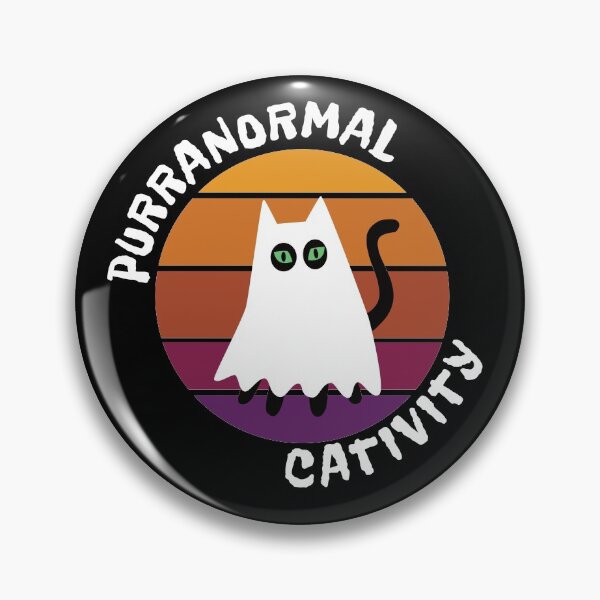 Item preview, Purranormal cativity halloween cat ghost designed and sold by ReluctantChickn.