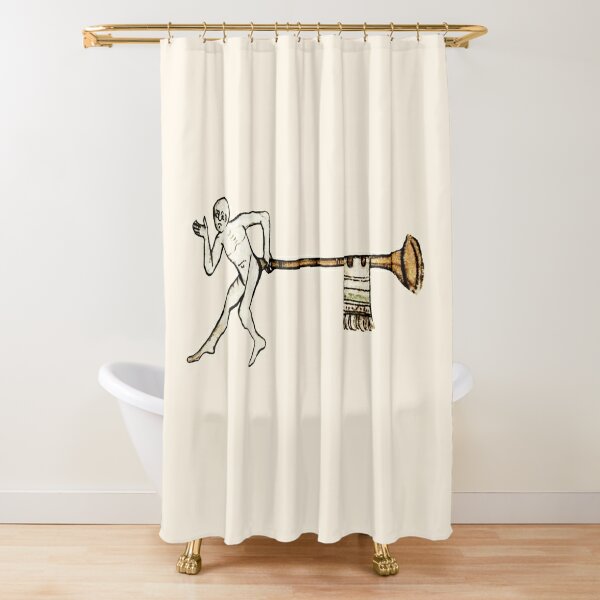 Medieval Chastity Belt Shower Curtain