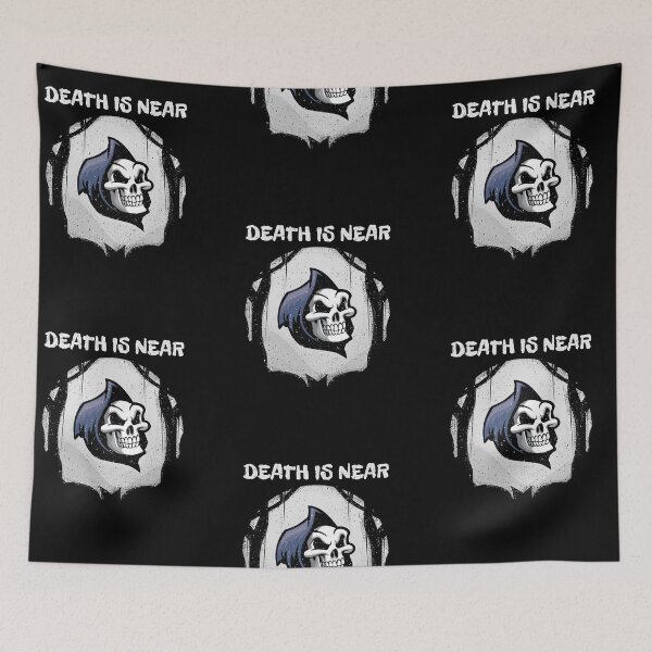 Item preview, Death Is Near: Halloween Skull designed and sold by SAVWIS.