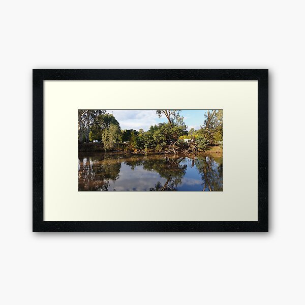 Wangaratta River View Framed Art Print